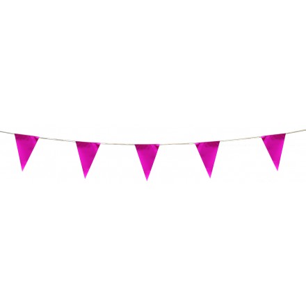 pink pennant bunting