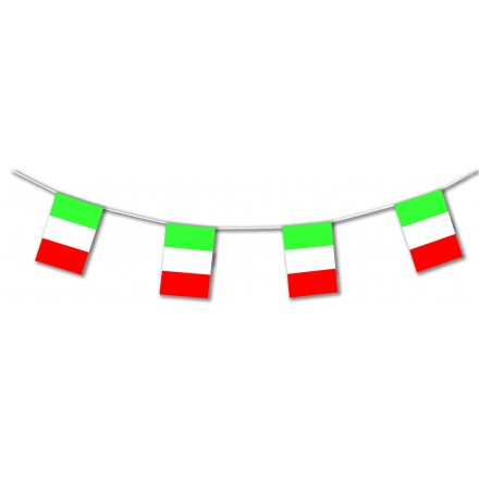 Italy flag bunting