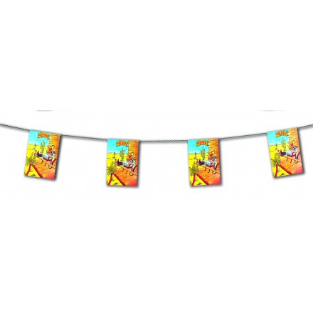 tex mex bunting 4,50m Mexican fiesta themed party decoration flag banner and garland