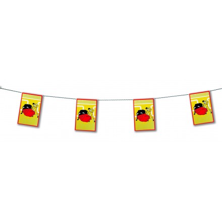 corrida plastic bunting Themed Spanish Party Decoration Idea