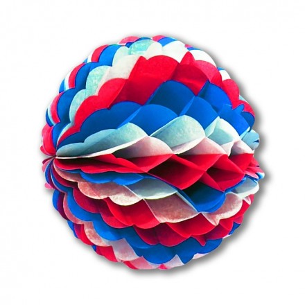 Red, white & blue decoration ball 19,5inch/50cm Patriotic party decoration