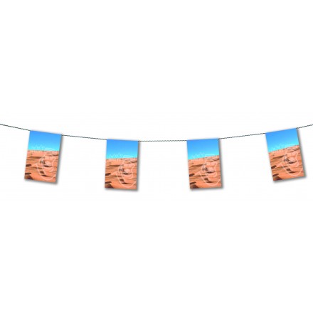 Sahara bunting 4,50m banner and garland