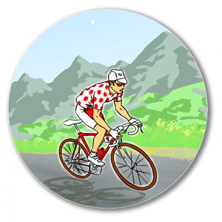 Cycling Cutout 30cm cheap sport hanging party decoration