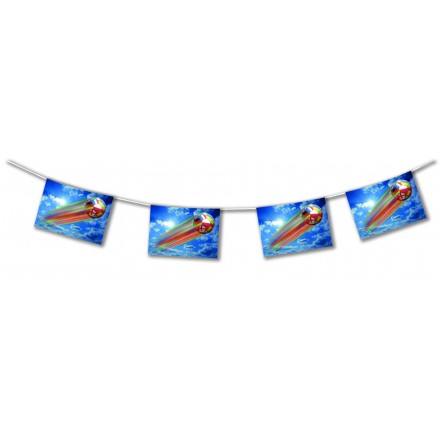 football bunting 4,50m flag banner sport party supplies