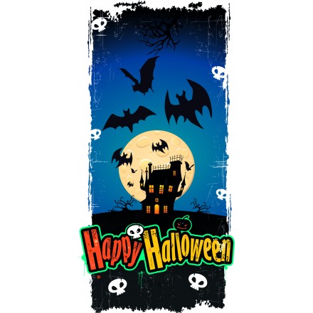 haunted castle halloween banner 25x50cm cheap party decoration halloween bunting and garland