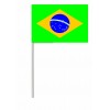 Brazil hand-waving flag