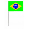Brazil hand-waving flag