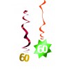 60th birthday hanging swirl decoration
