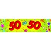 50th birthday banner