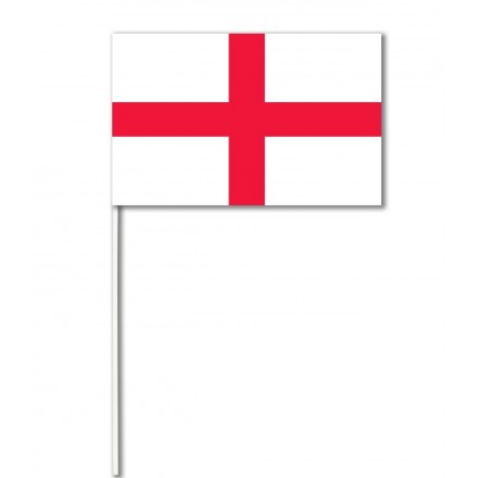 England paper hand-waving flag