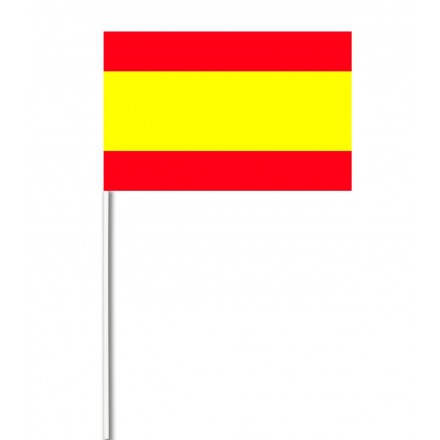 Spain paper hand-waving flag