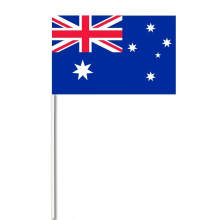 Australia paper hand-waving flag ( Pack of 100 ) cheap hand wavers party supplies