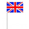 Union Jack paper hand-waving flag