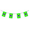 Brazil plastic flag bunting