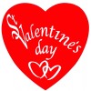 St Valentine's day cutout