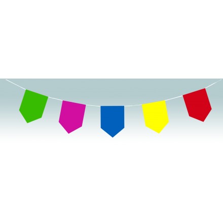 Shield flag bunting 33ft/10m lengths medieval multi coloured flag banner and garland