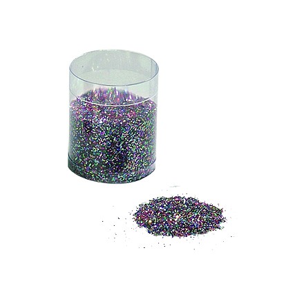 multicoloured glitter 30g Christmas table decoration