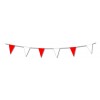 St George's day pennant red and white 10m lengths