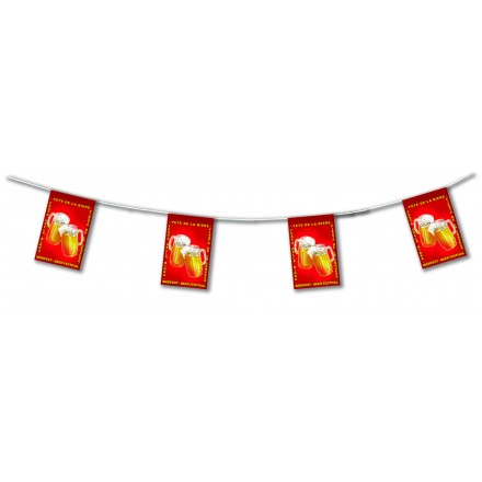 Beerfest bunting 4,50m lengths flameproof paper banner party supplies