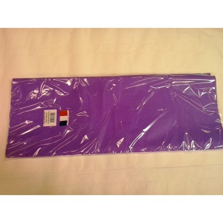 Purple tissue paper wrap