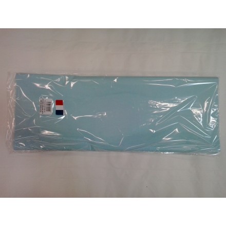 Light blue tissue paper wrap