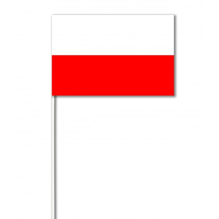 Poland paper hand-waving flag 14x21cm ( 100 pieces ) hand held party decoration