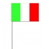 Italy paper hand-waving flag 14x21cm, 100 flags