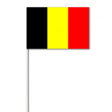 Belgium paper hand-waving flag 