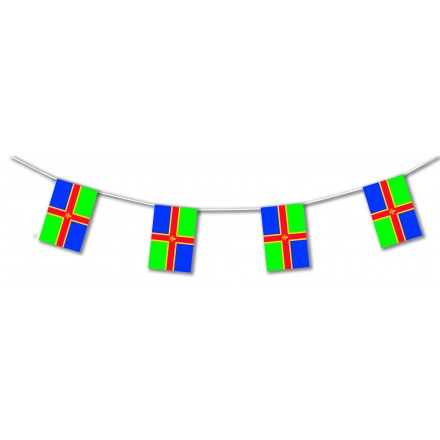 Lincolnshire plastic flag bunting