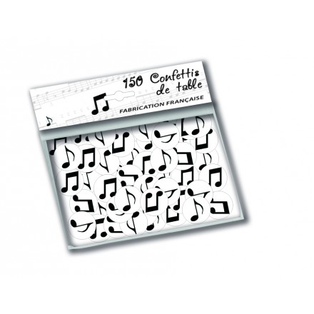 Musical notes confetti