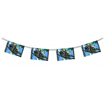 Koala paper bunting 15ft/4,50m lengths