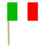Italy flag picks- pack of 50