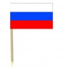 Russia flag picks - pack of 50