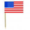 USA flag picks - pack of 50