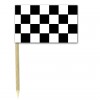 Chequered cocktail flag picks - pack of 50
