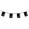 Basketball black basket bunting 15ft/4,50m lengths