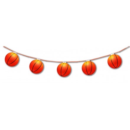 Basketball balloon bunting 10,5ft/3,20m lengths