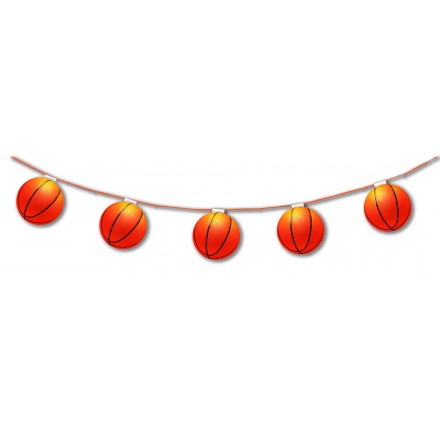 Basketball balloon bunting 10,5ft/3,20m lengths