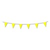 Yellow pennant flag bunting 17ft/5m lengths