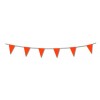 Orange pennant flag bunting 17ft/5m lengths