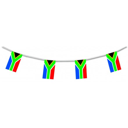 South Africa plastic flag bunting