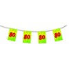 80th birthday bunting 15ft/4,50m lengths