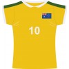 Australia rugby jersey cutout (Fabric)