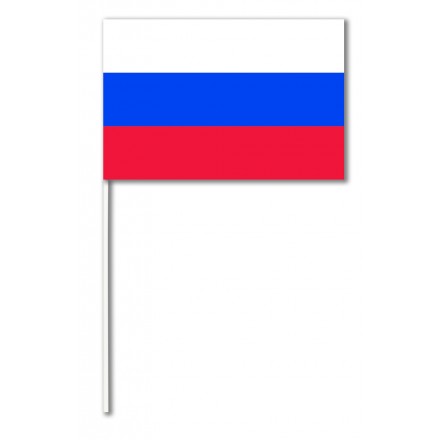 Russian paper hand-waving flag pack of 100