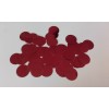 Circle 25mm red glitter  10g