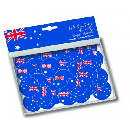 Australian flag confetti original table party decoration