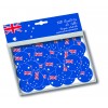 Australian flag confetti