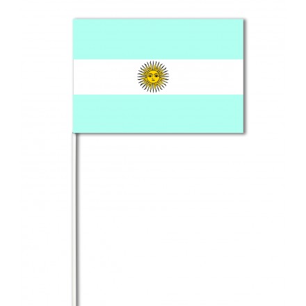 Argentina paper hand-waving flag 100pcs cheap hand held party supplies
