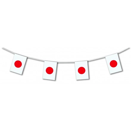 Japan plastic flag bunting