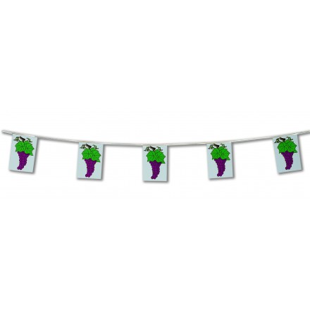 grape bunting wine festival party decoration indoor and outdoor use